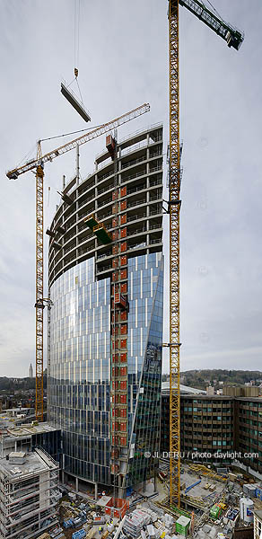 tour des finances à Liège